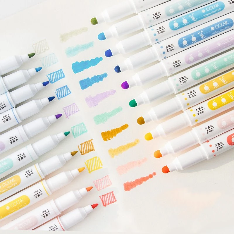 Marker pentru iluminator cu puncte 18 culori