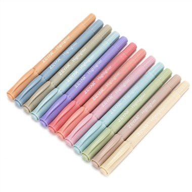 12 culori vintage, iluminatoare drăguțe cu vârfuri duale