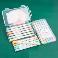 6 bucăți iluminatoare cu două vârfuri în culori pastelate