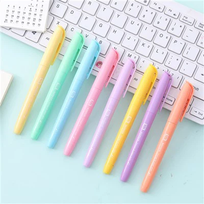 Pachet de 8 iluminatoare Vintage Colors Chisel Tip